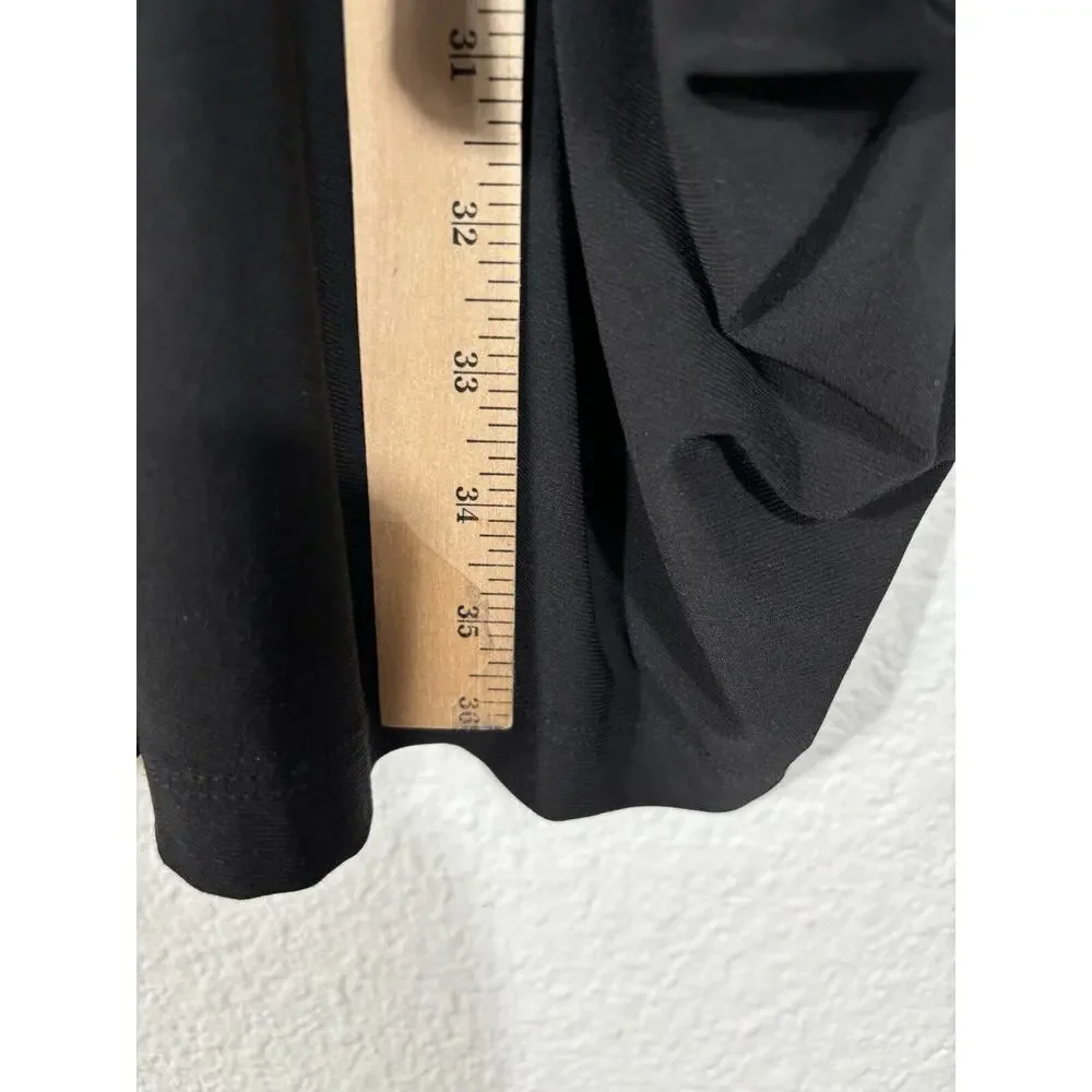 IC by Connie K‎ Mini Dress Tunic Womens Medium Black Polyester Blend